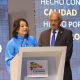rosibel quiroz coordinadora del premio con cesar nicolas penson